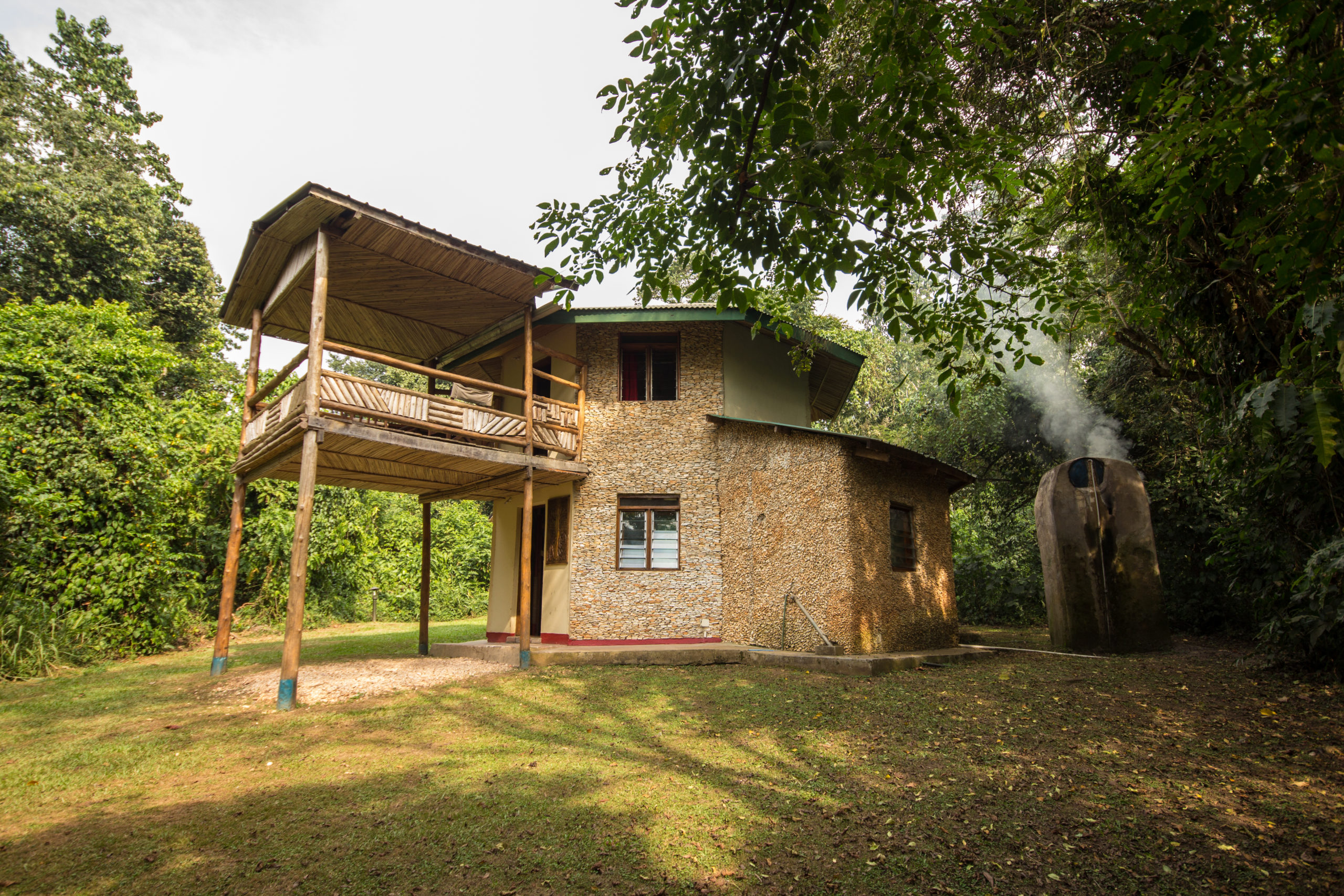 The luxury cottage at Primate Lodge in Uganda