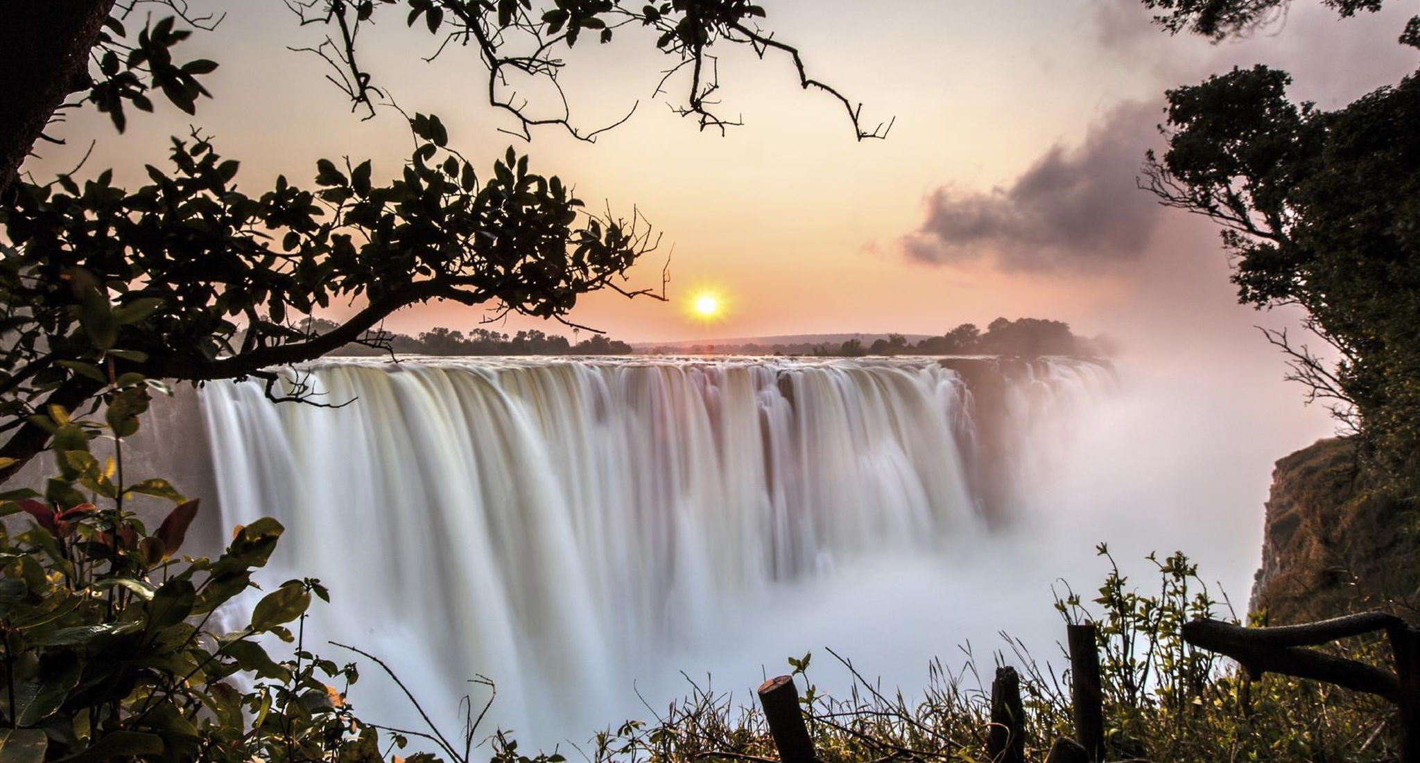 Sunset at Victoria Falls is one of the best places to propose in Africa
